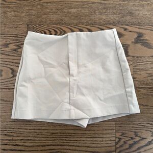 Zara Cream Mini Skort